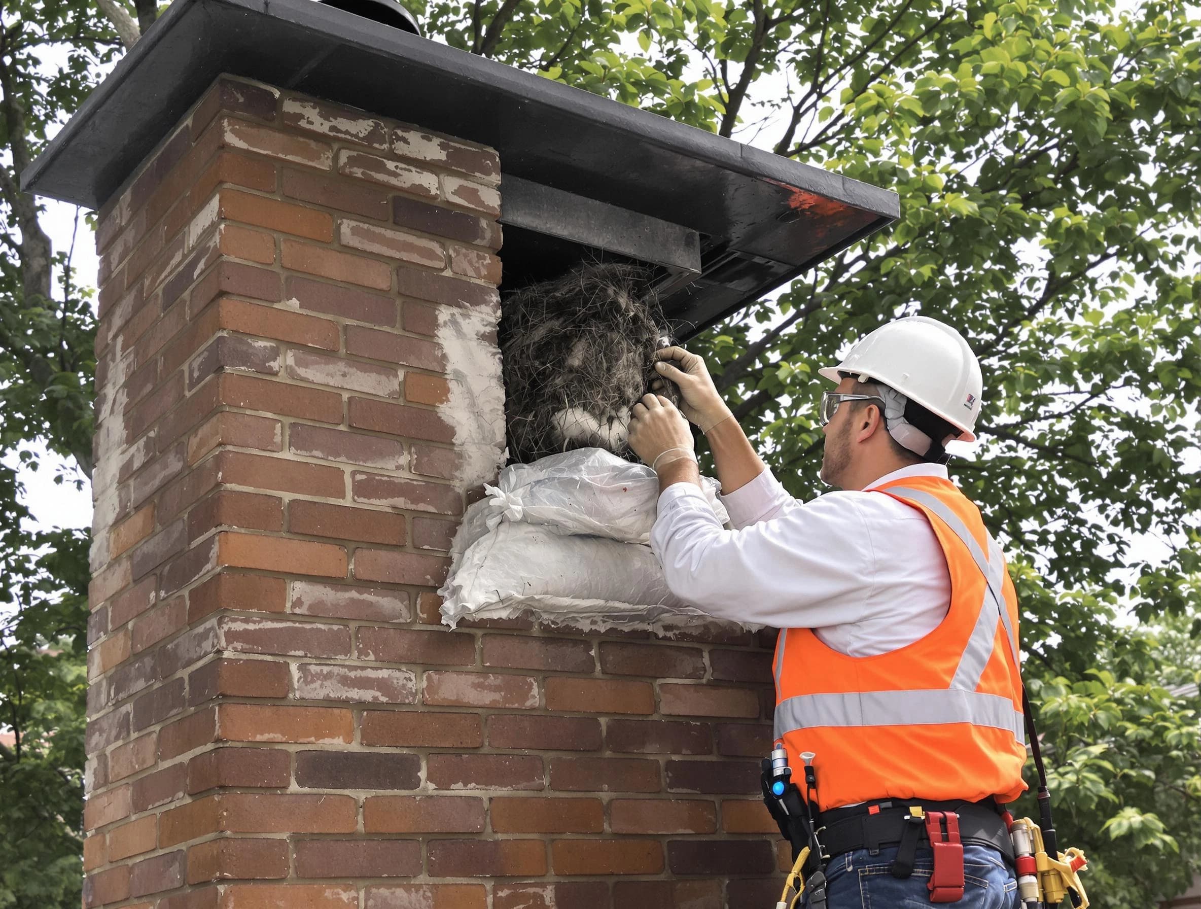 Humane removal of debris and animals by Neptune Chimney Sweep in Neptune, NJ