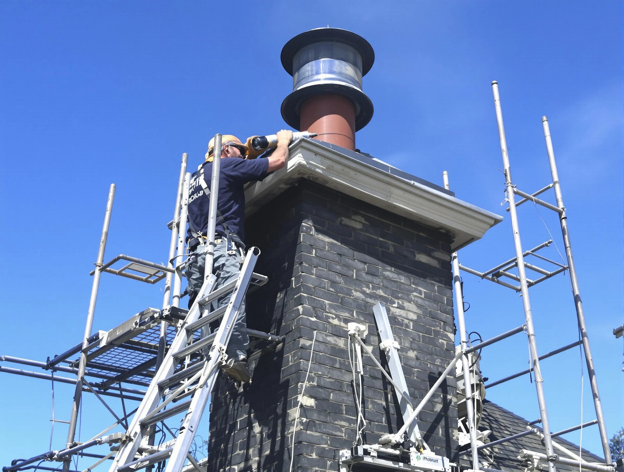 Sturdy chimney crown finished by Neptune Chimney Sweep in Neptune, NJ