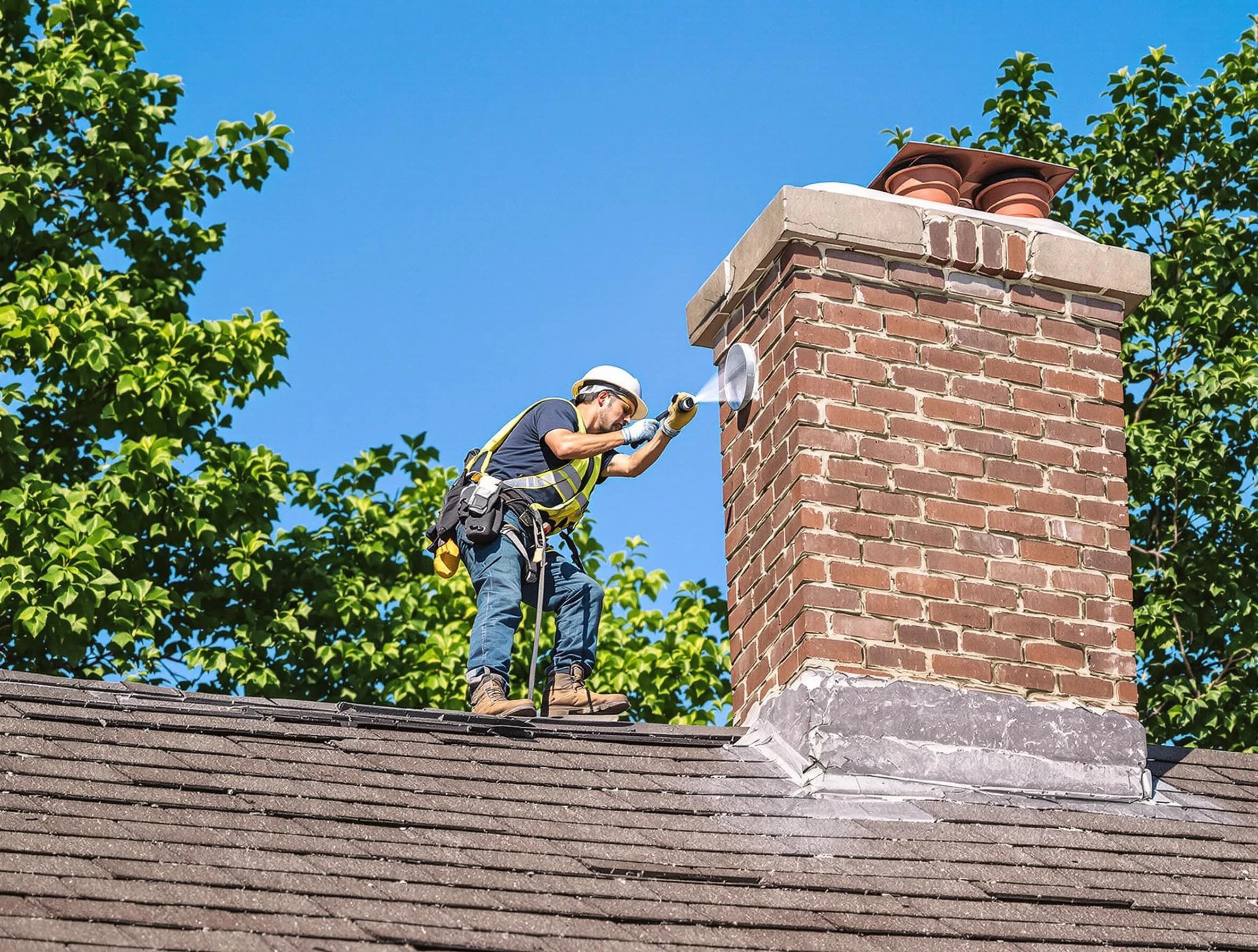 Neptune Chimney Sweep performing an inspection with advanced tools in Neptune, NJ