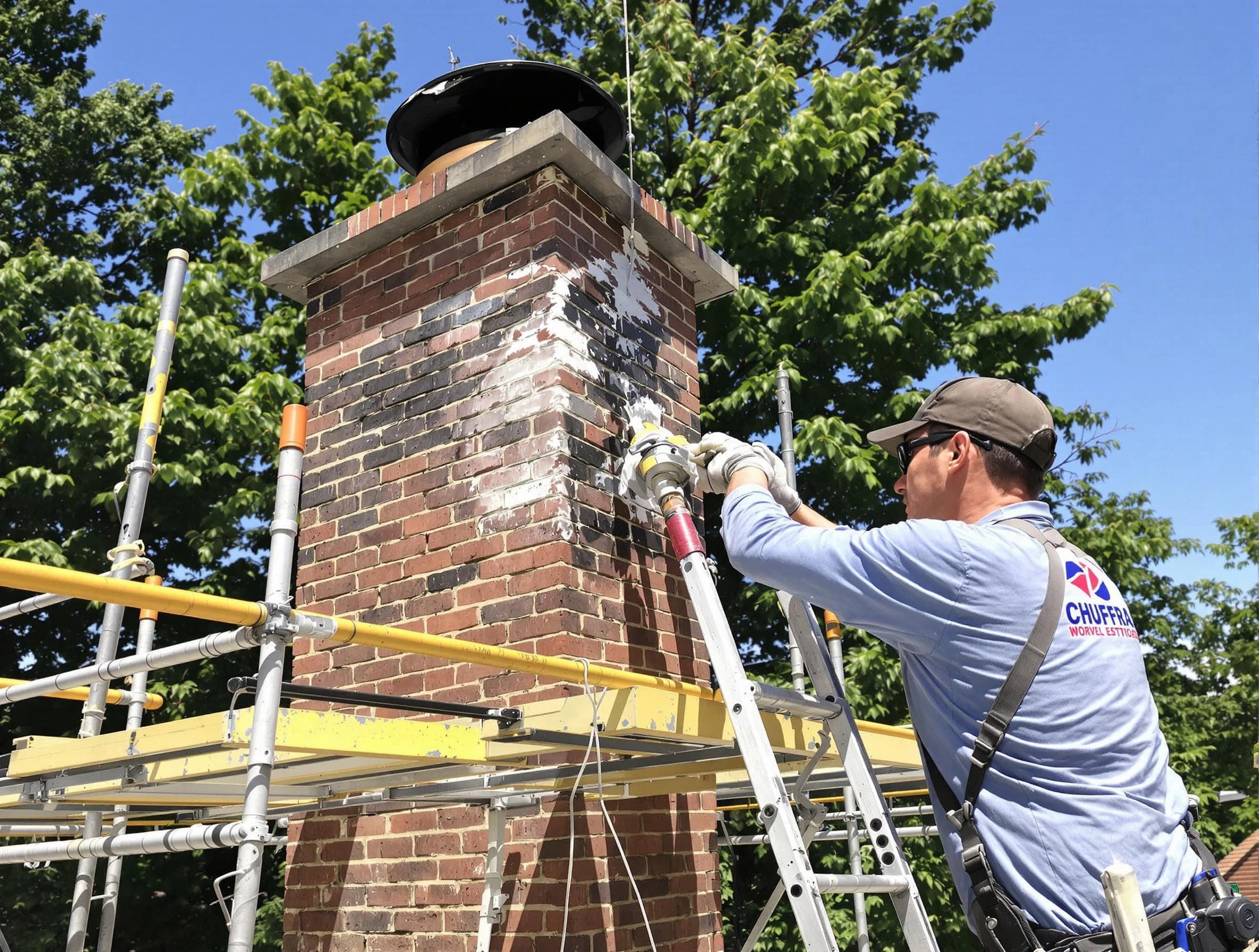 Structural chimney repair by Neptune Chimney Sweep in Neptune, NJ