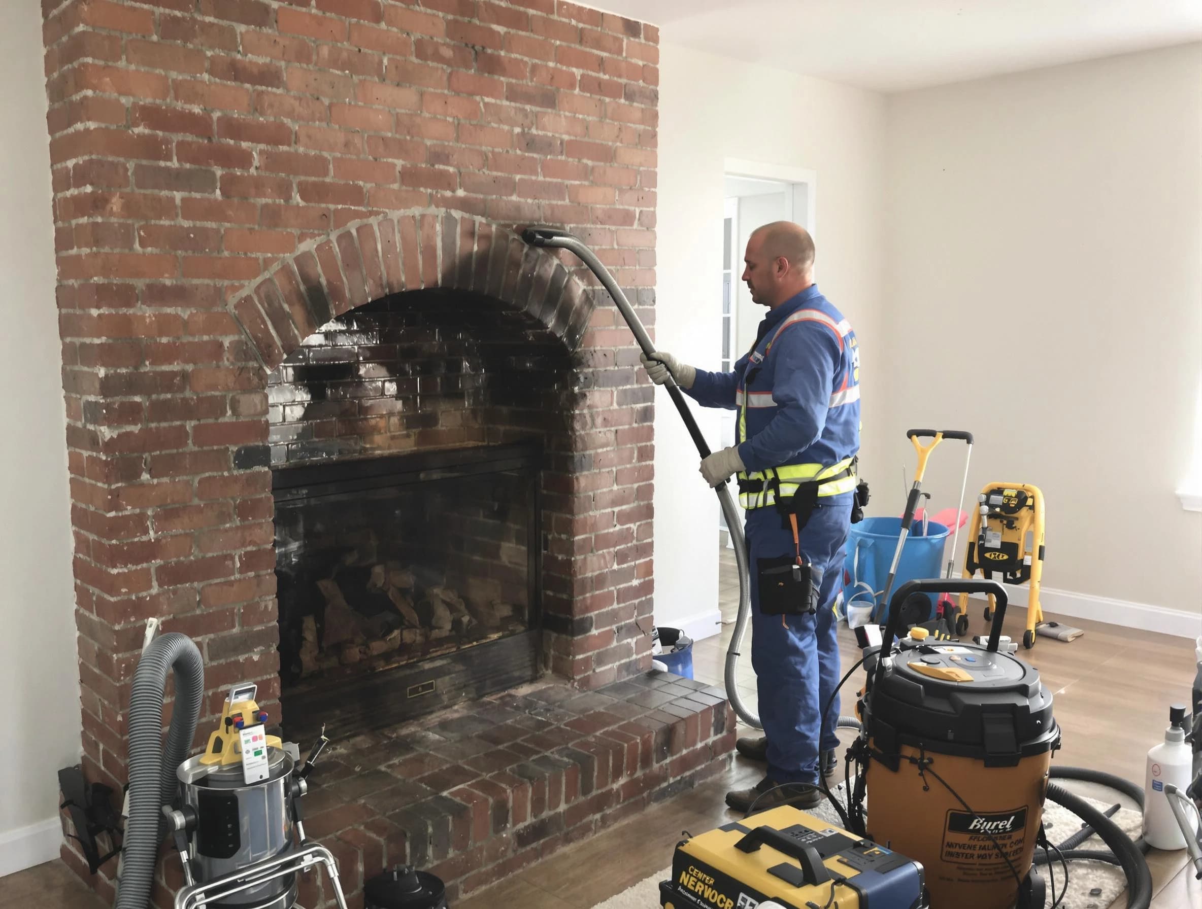 Neptune Chimney Sweep expert performing detailed chimney sweep in Neptune, NJ